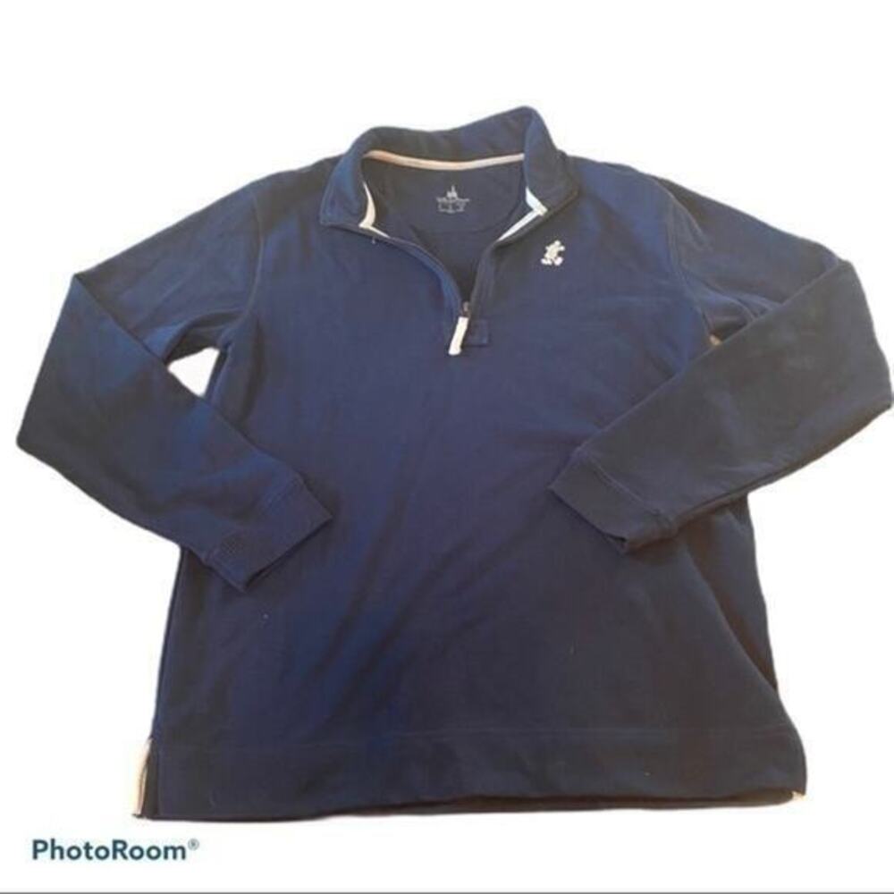Navy blue Disney parks quarter zip